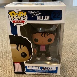 Funko Pop Rock Michael Jackson Figure with Pink and Black Outfit